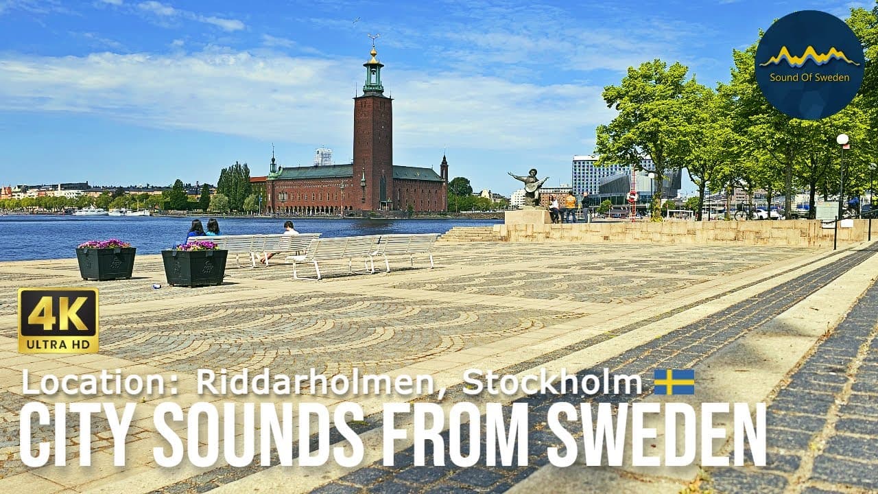 City Sounds Stockholm - Riddarholmen, Soundscapes from Sweden #soundscapes