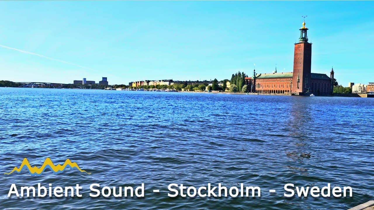 Sounds of Stockholm: 10 Minutes at Riddarfjärden - Boats, Airplanes, Traffic & Conversations
