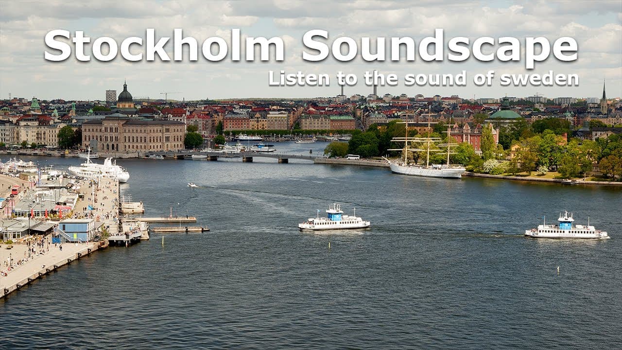City Ambience – Stockholm - Construction Sounds from Slussen #citysounds
